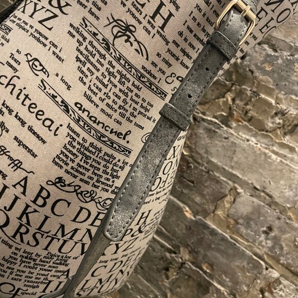 Steven by Steve Madden Black Suede & Metallic Silver Purse (Never Used) - Picture 3 of 15